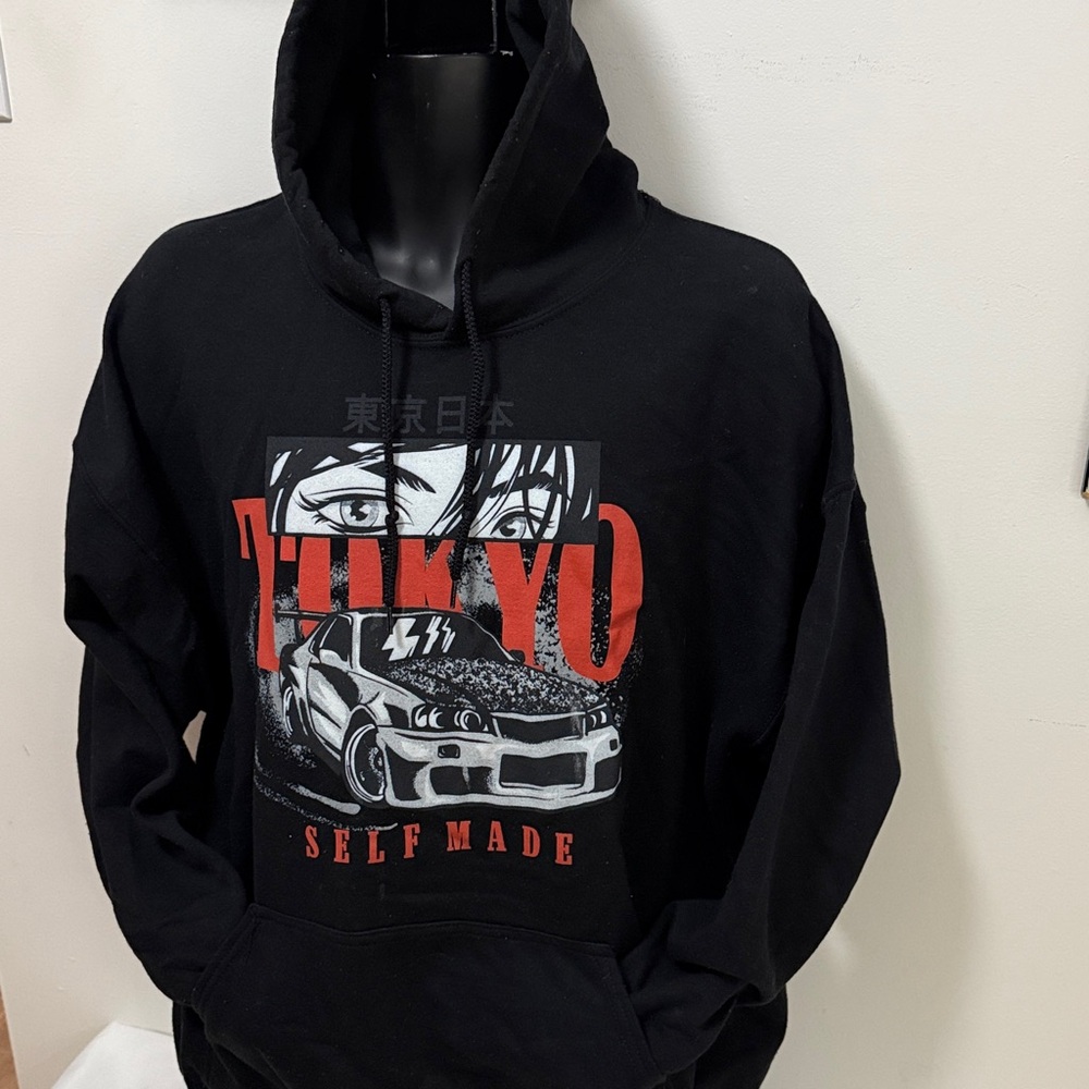 Poison Black Graphic Hoodie